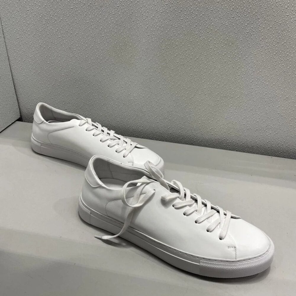 NEW BECKETT SIMONON Reid Sneakers Size 10.5 | White Low-Top Comfort Casual - Picture 2 of 7